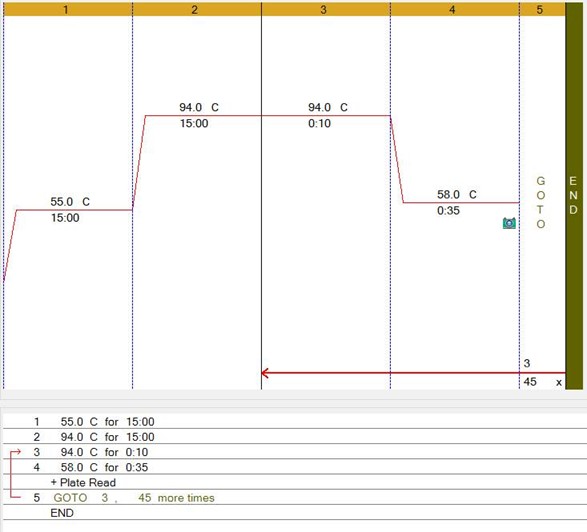 Standard protocol One Step RT qPCR kit
